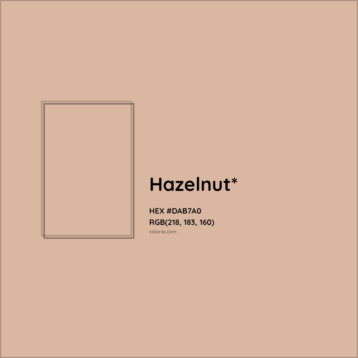 HEX #DAB7A0 Color Name, Color Code, Palettes, Similar Paints, Images