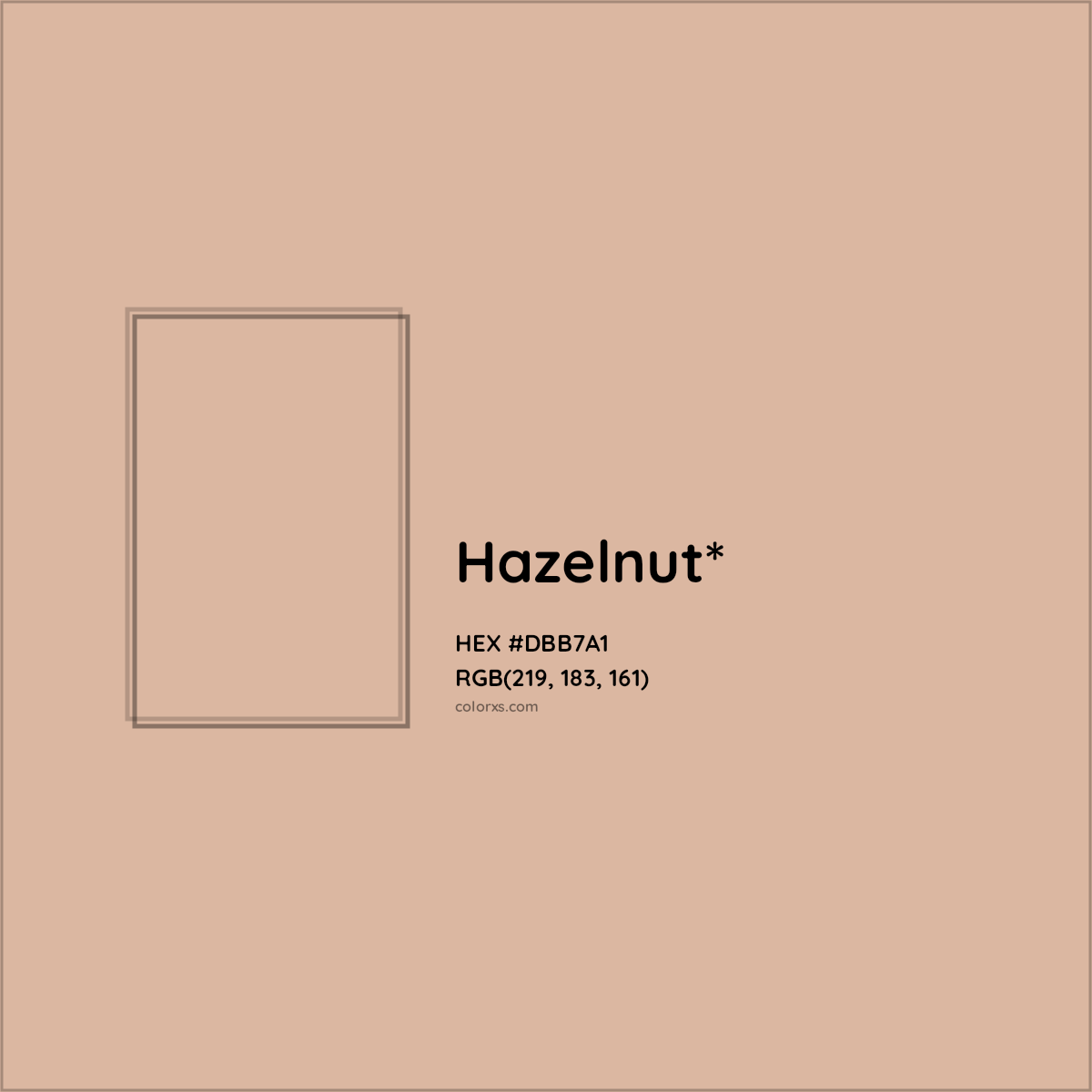 HEX #DBB7A1 Color Name, Color Code, Palettes, Similar Paints, Images