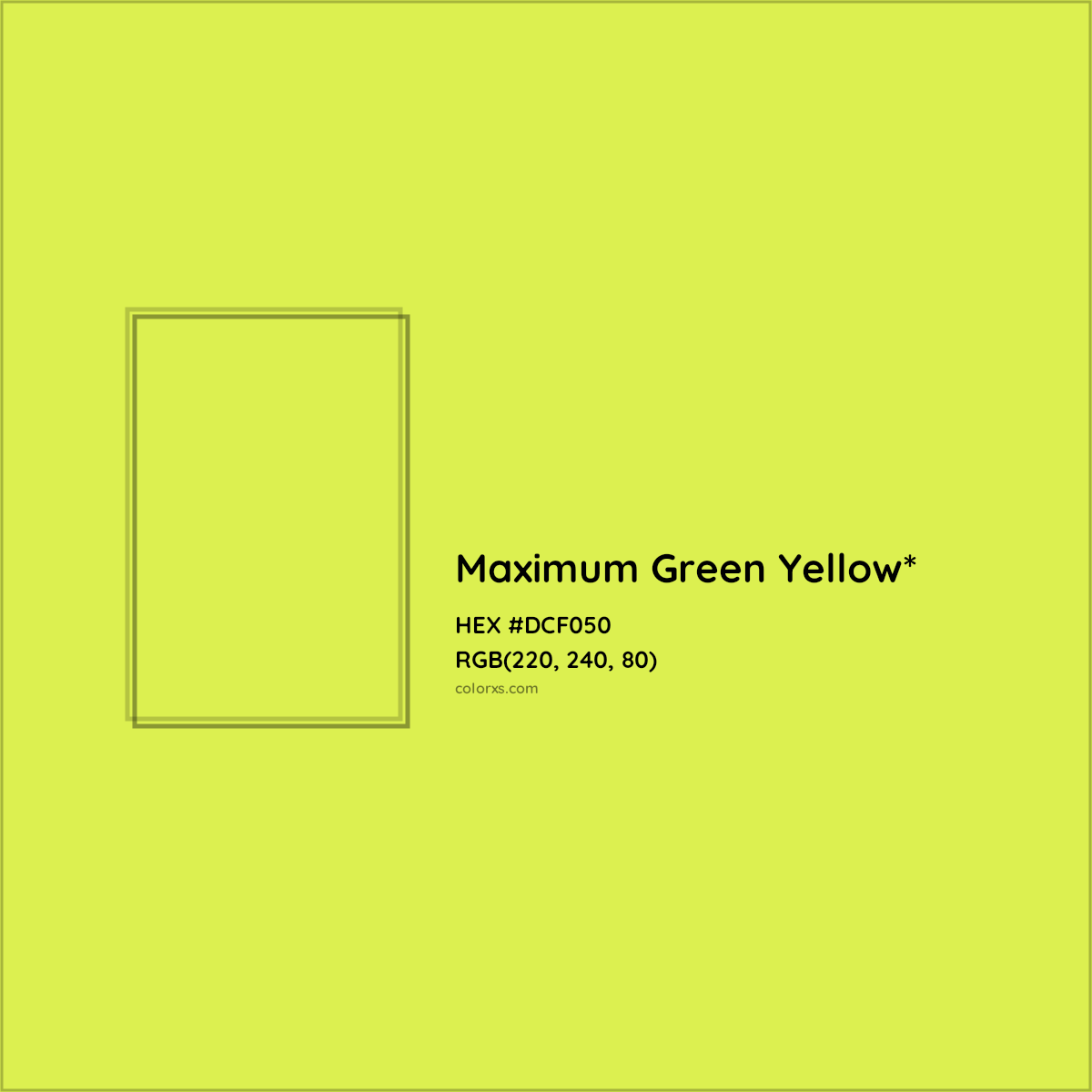 HEX #DCF050 Color Name, Color Code, Palettes, Similar Paints, Images