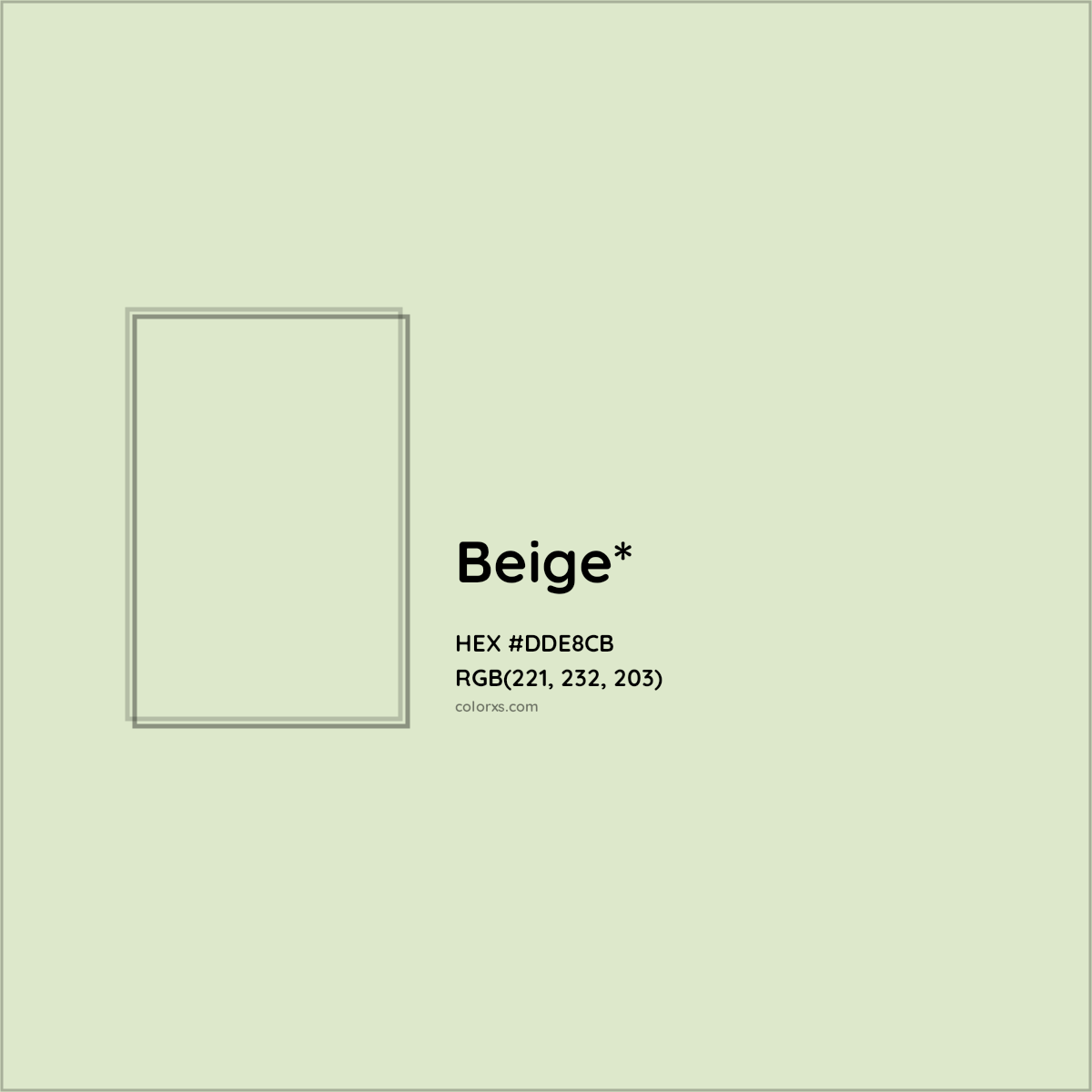 HEX #DDE8CB Color Name, Color Code, Palettes, Similar Paints, Images