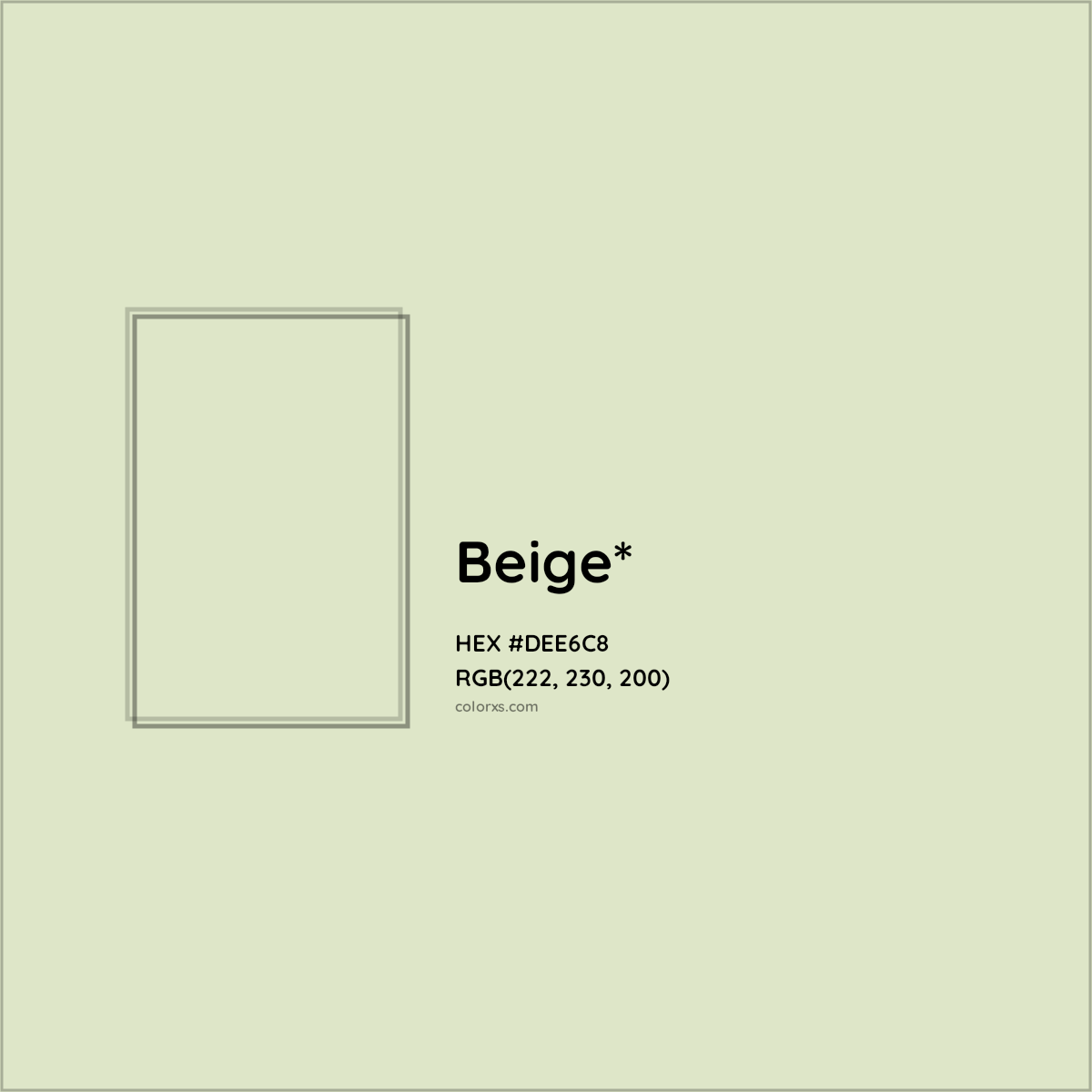 HEX #DEE6C8 Color Name, Color Code, Palettes, Similar Paints, Images