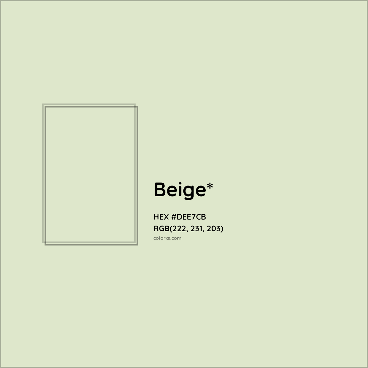 HEX #DEE7CB Color Name, Color Code, Palettes, Similar Paints, Images