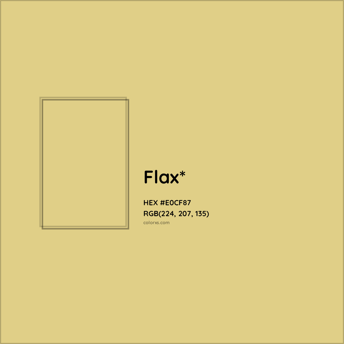 HEX #E0CF87 Color Name, Color Code, Palettes, Similar Paints, Images