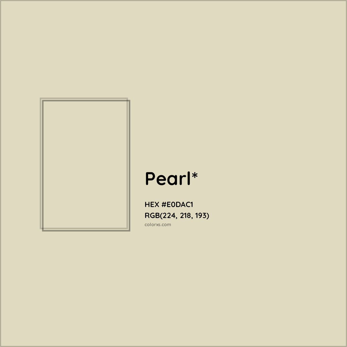 HEX #E0DAC1 Color Name, Color Code, Palettes, Similar Paints, Images