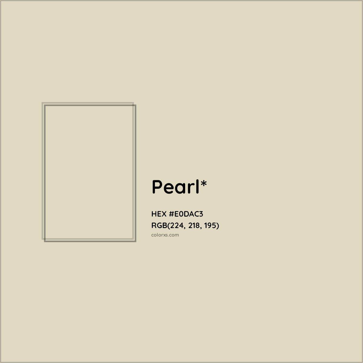 HEX #E0DAC3 Color Name, Color Code, Palettes, Similar Paints, Images