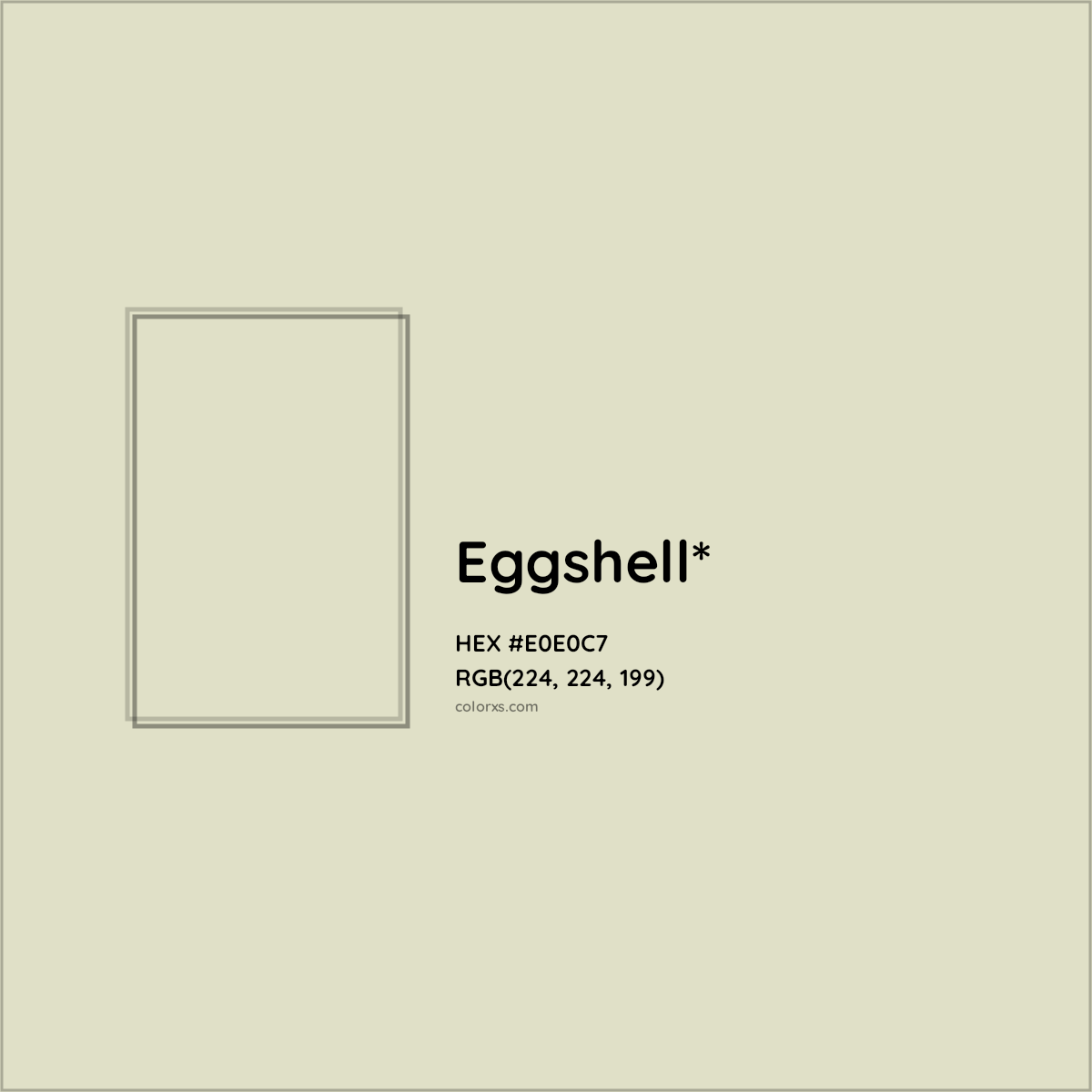 HEX #E0E0C7 Color Name, Color Code, Palettes, Similar Paints, Images