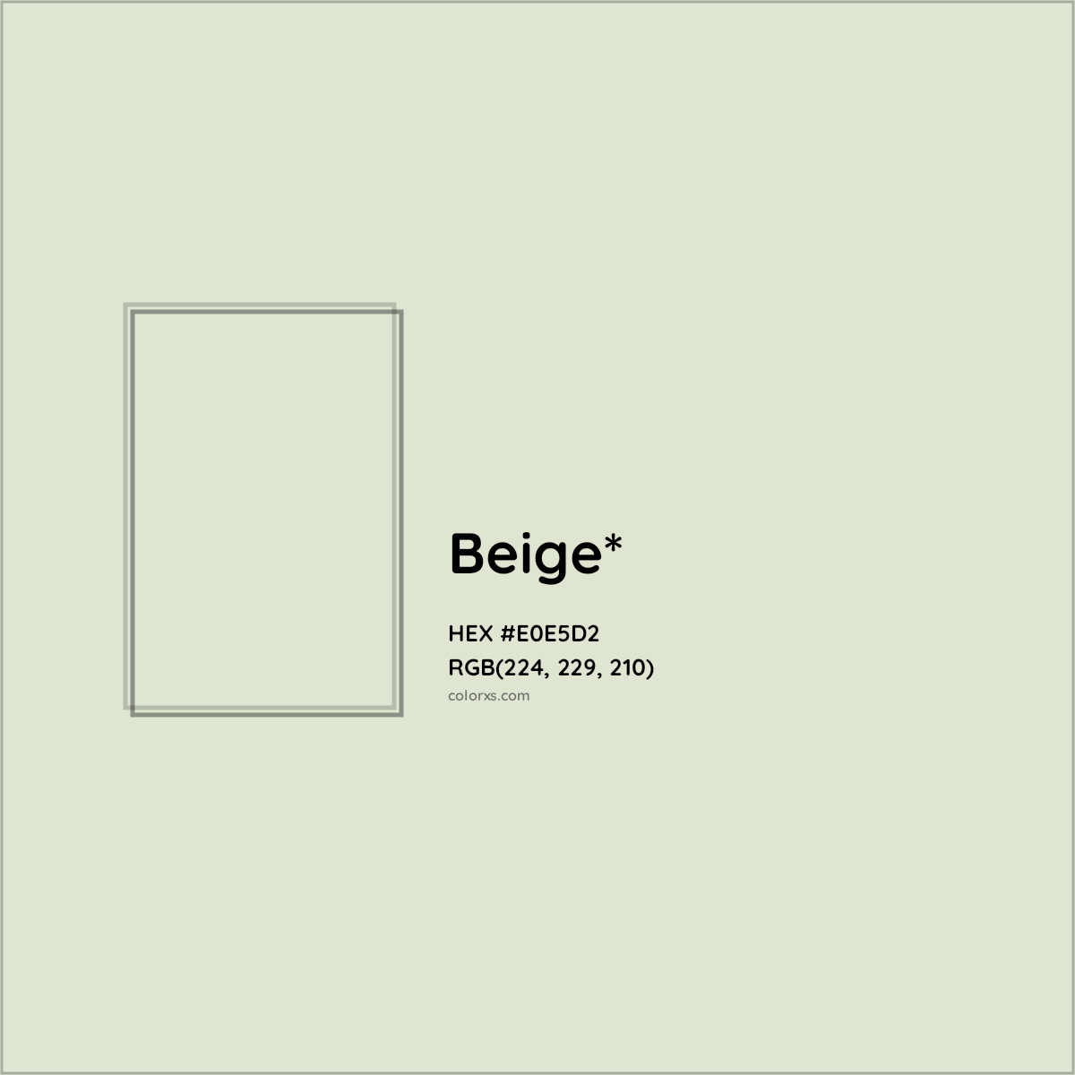 HEX #E0E5D2 Color Name, Color Code, Palettes, Similar Paints, Images