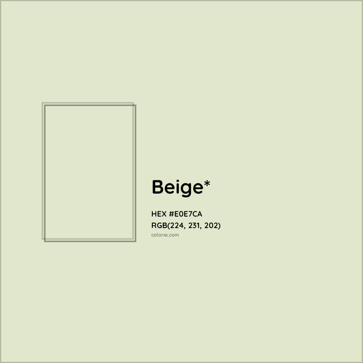 HEX #E0E7CA Color Name, Color Code, Palettes, Similar Paints, Images