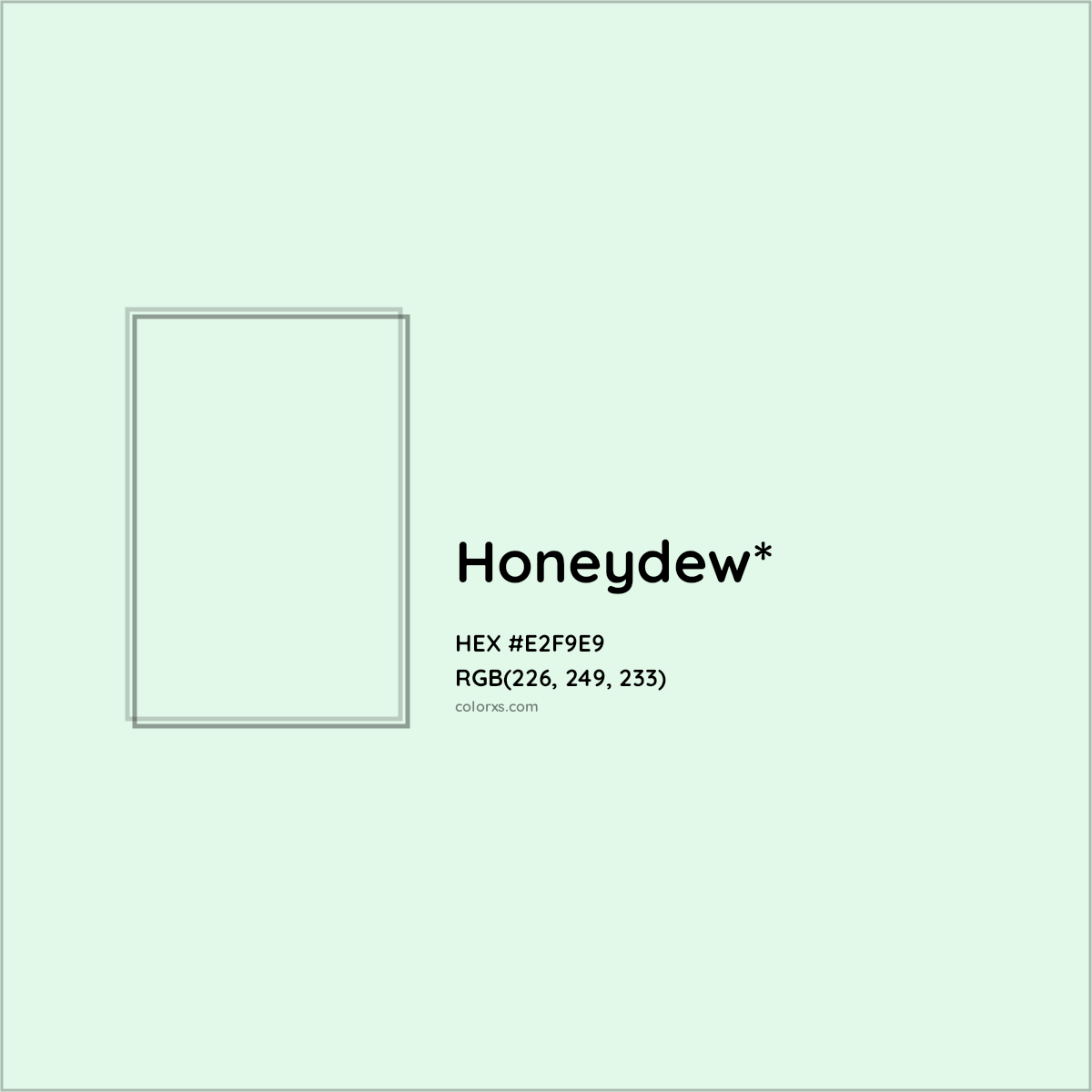 HEX #E2F9E9 Color Name, Color Code, Palettes, Similar Paints, Images