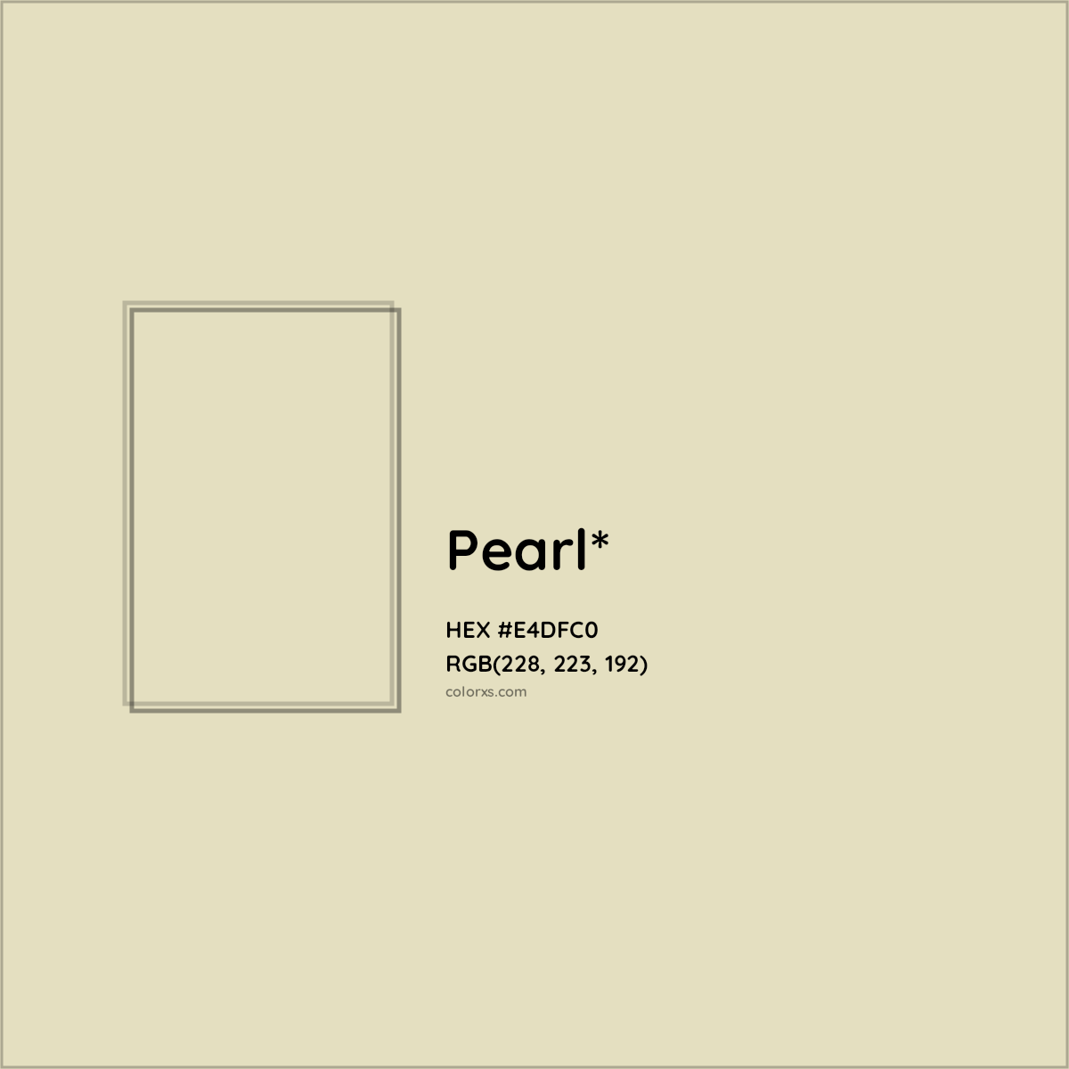 HEX #E4DFC0 Color Name, Color Code, Palettes, Similar Paints, Images