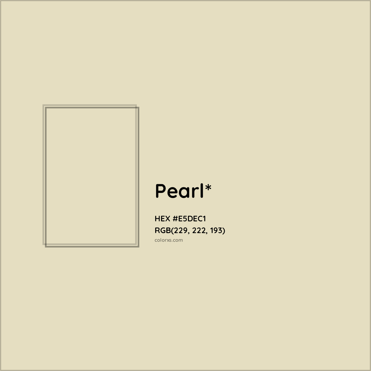 HEX #E5DEC1 Color Name, Color Code, Palettes, Similar Paints, Images