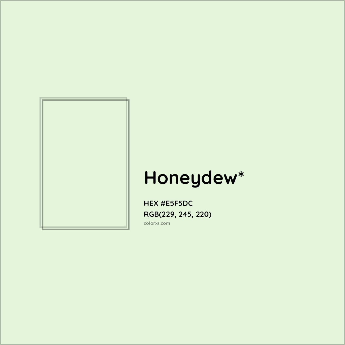 HEX #E5F5DC Color Name, Color Code, Palettes, Similar Paints, Images