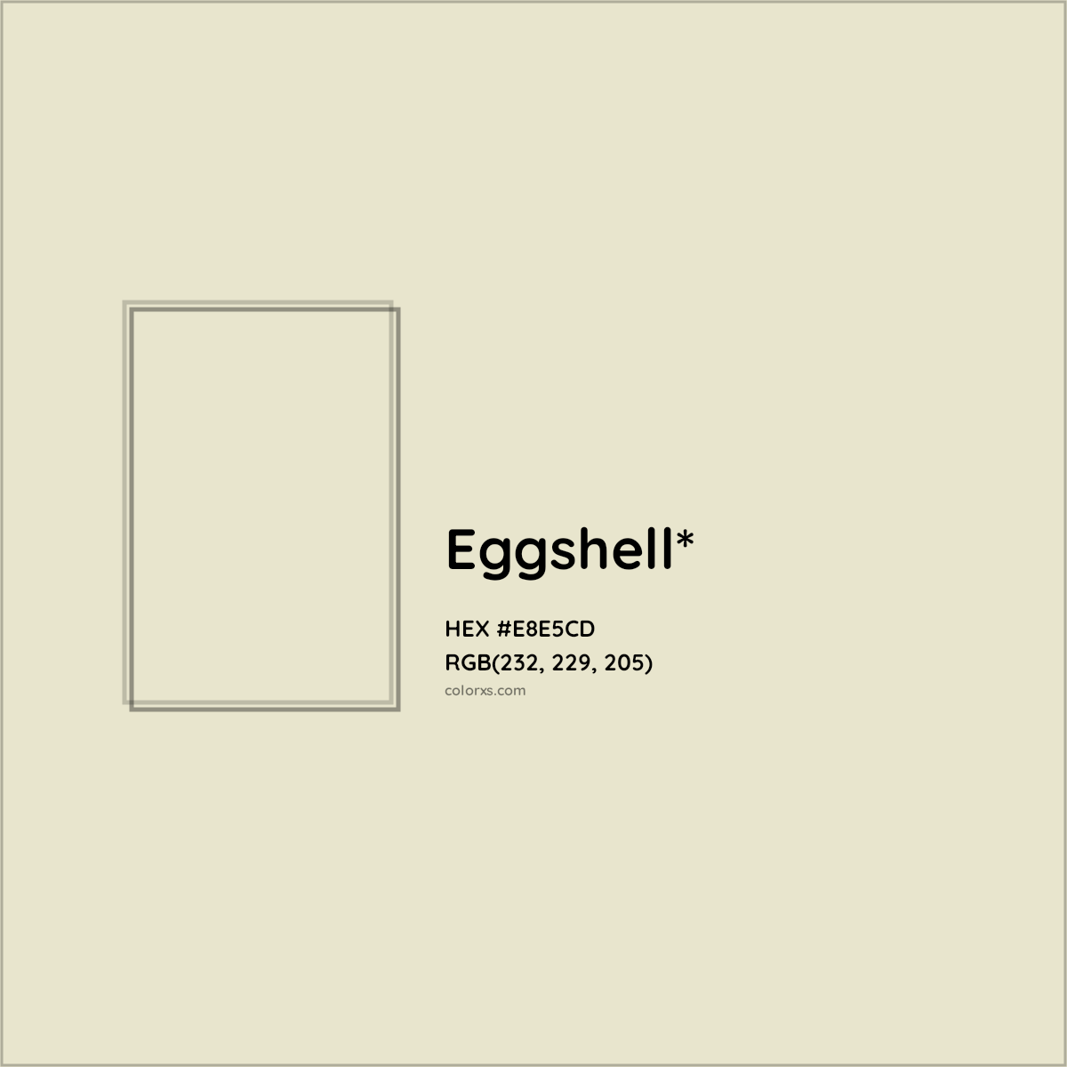 HEX #E8E5CD Color Name, Color Code, Palettes, Similar Paints, Images