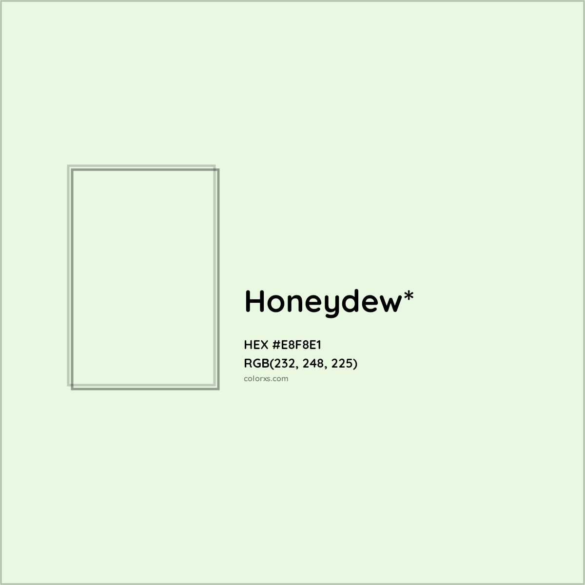 HEX #E8F8E1 Color Name, Color Code, Palettes, Similar Paints, Images