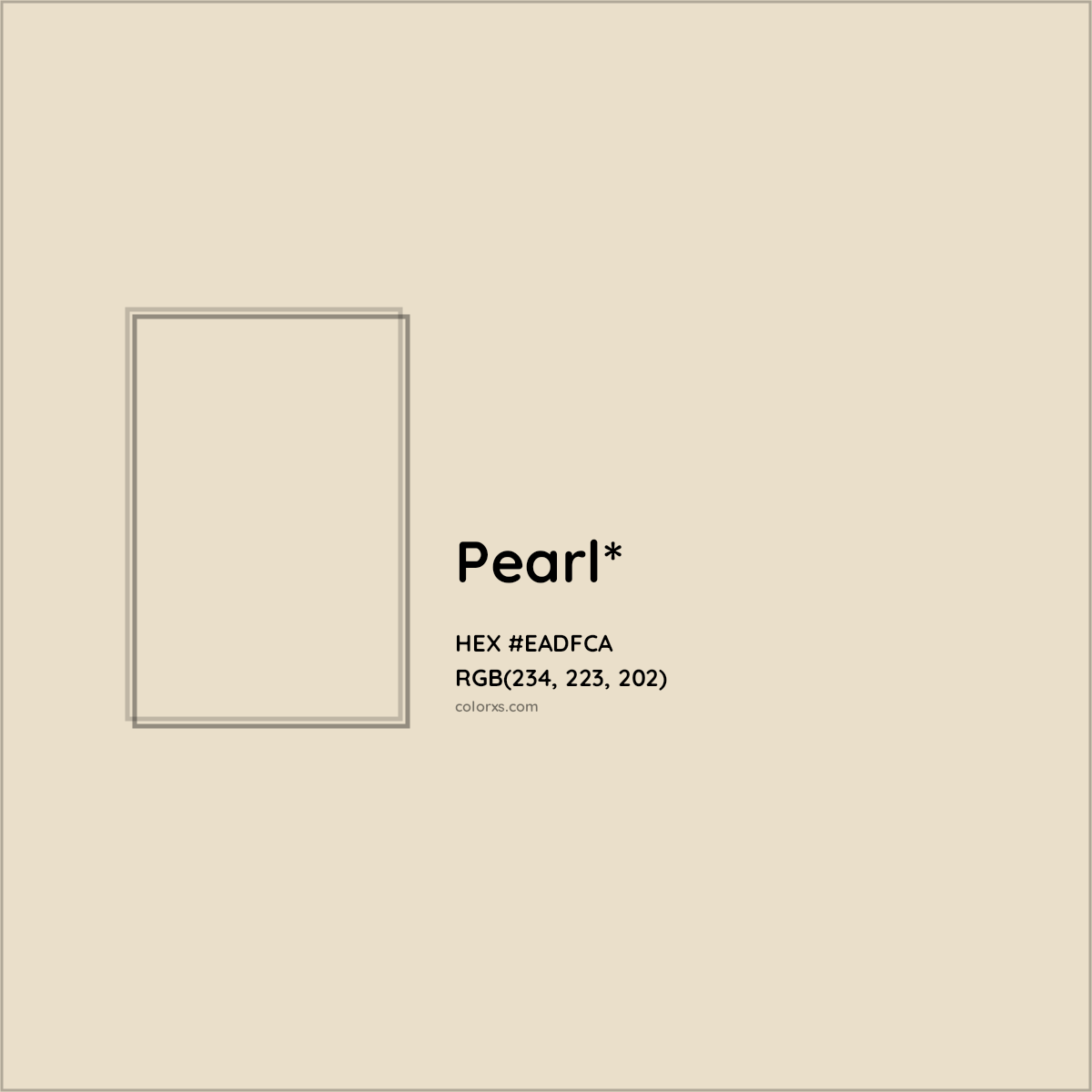 HEX #EADFCA Color Name, Color Code, Palettes, Similar Paints, Images