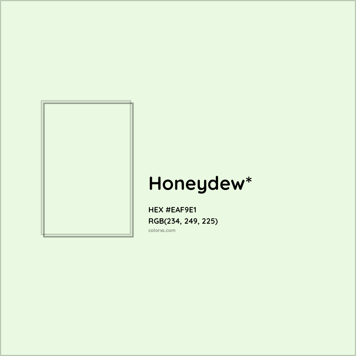 HEX #EAF9E1 Color Name, Color Code, Palettes, Similar Paints, Images