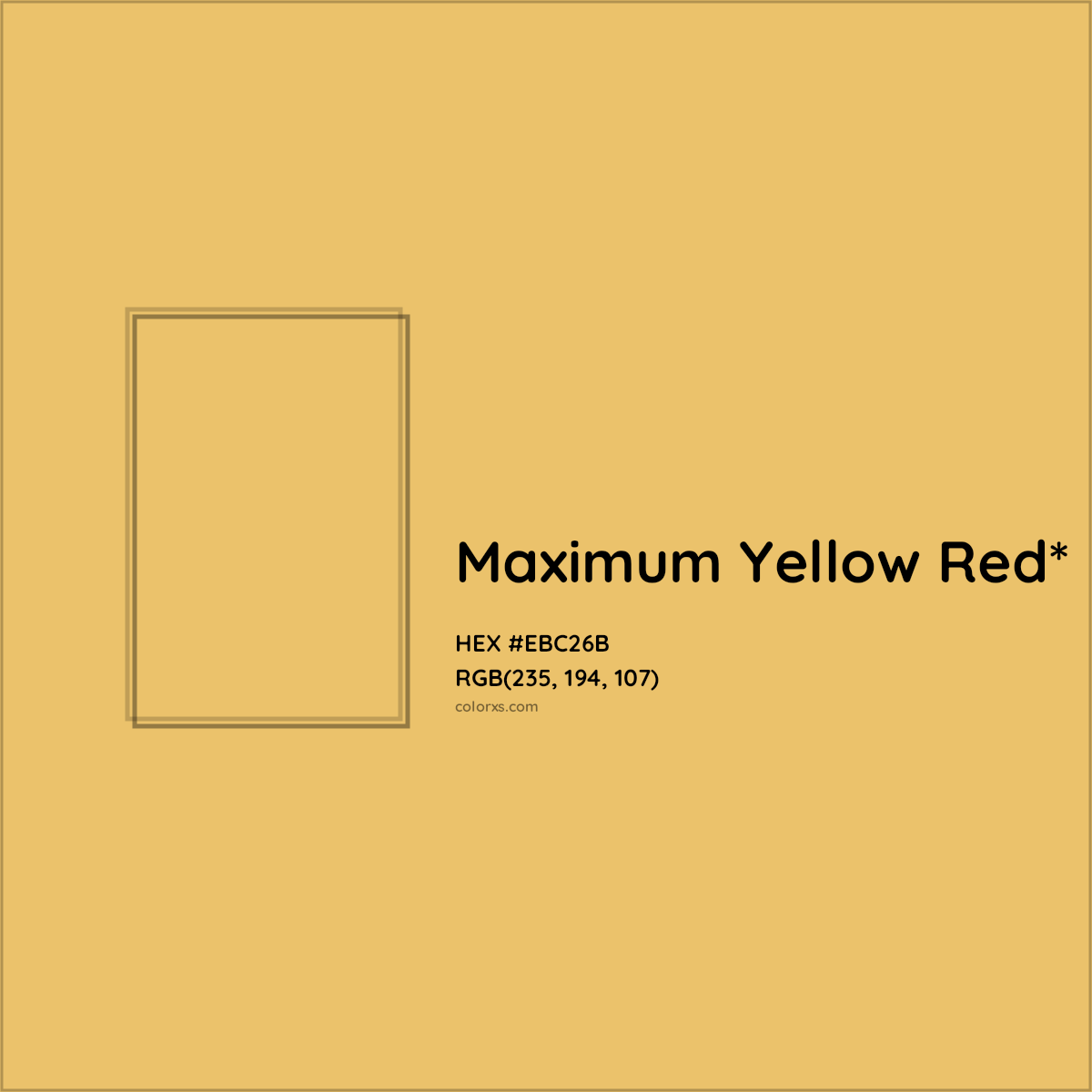 HEX #EBC26B Color Name, Color Code, Palettes, Similar Paints, Images