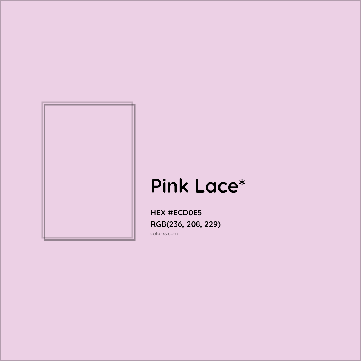 HEX #ECD0E5 Color Name, Color Code, Palettes, Similar Paints, Images