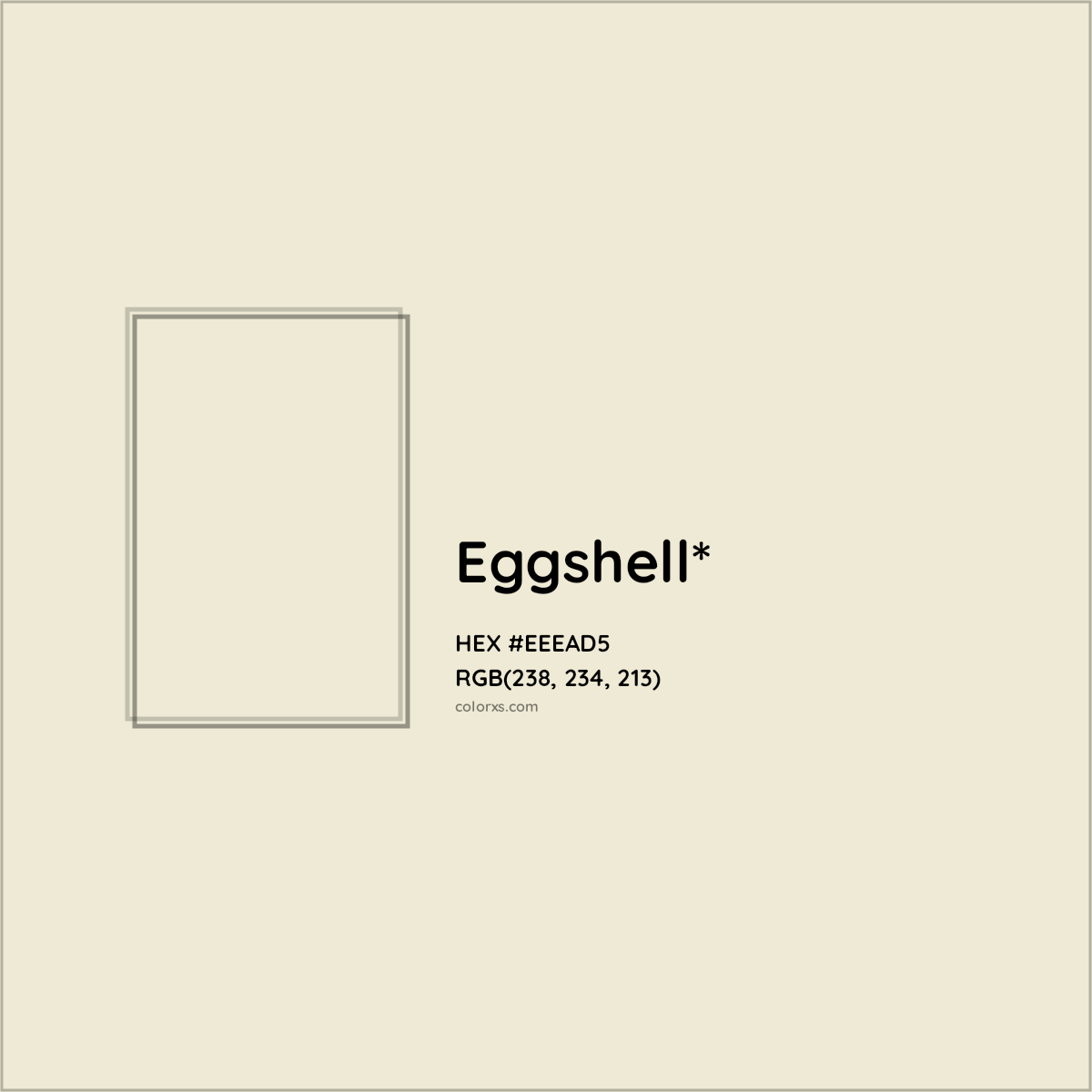 HEX #EEEAD5 Color Name, Color Code, Palettes, Similar Paints, Images