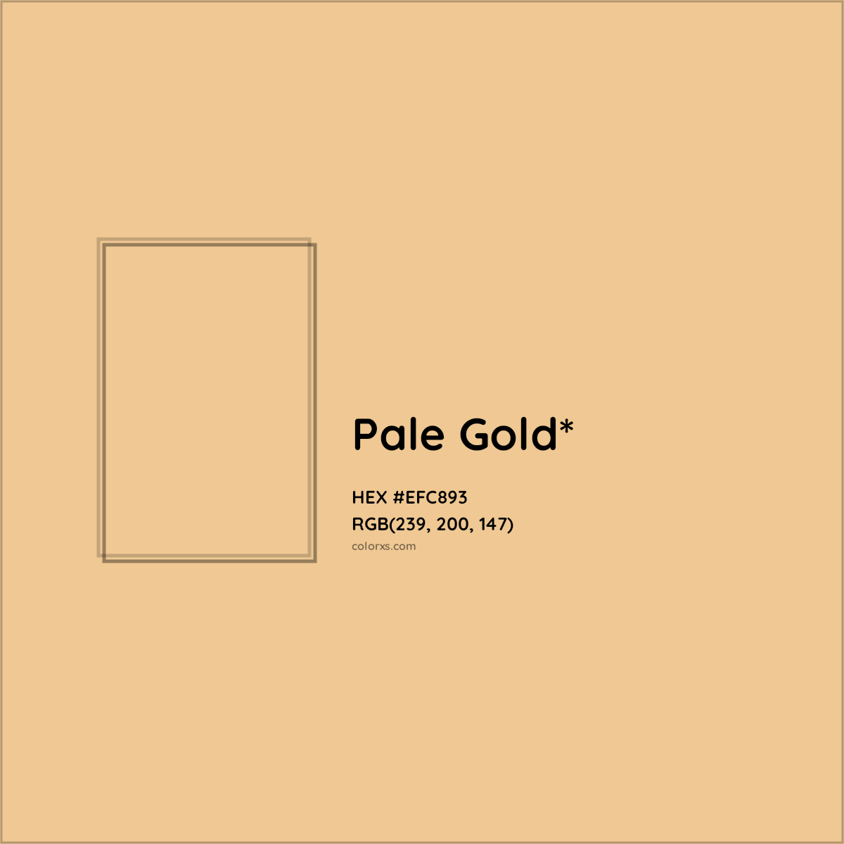 HEX #EFC893 Color Name, Color Code, Palettes, Similar Paints, Images