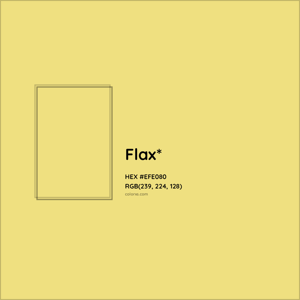 HEX #EFE080 Color Name, Color Code, Palettes, Similar Paints, Images