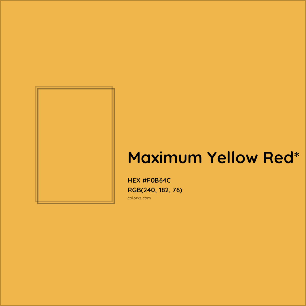 HEX #F0B64C Color Name, Color Code, Palettes, Similar Paints, Images