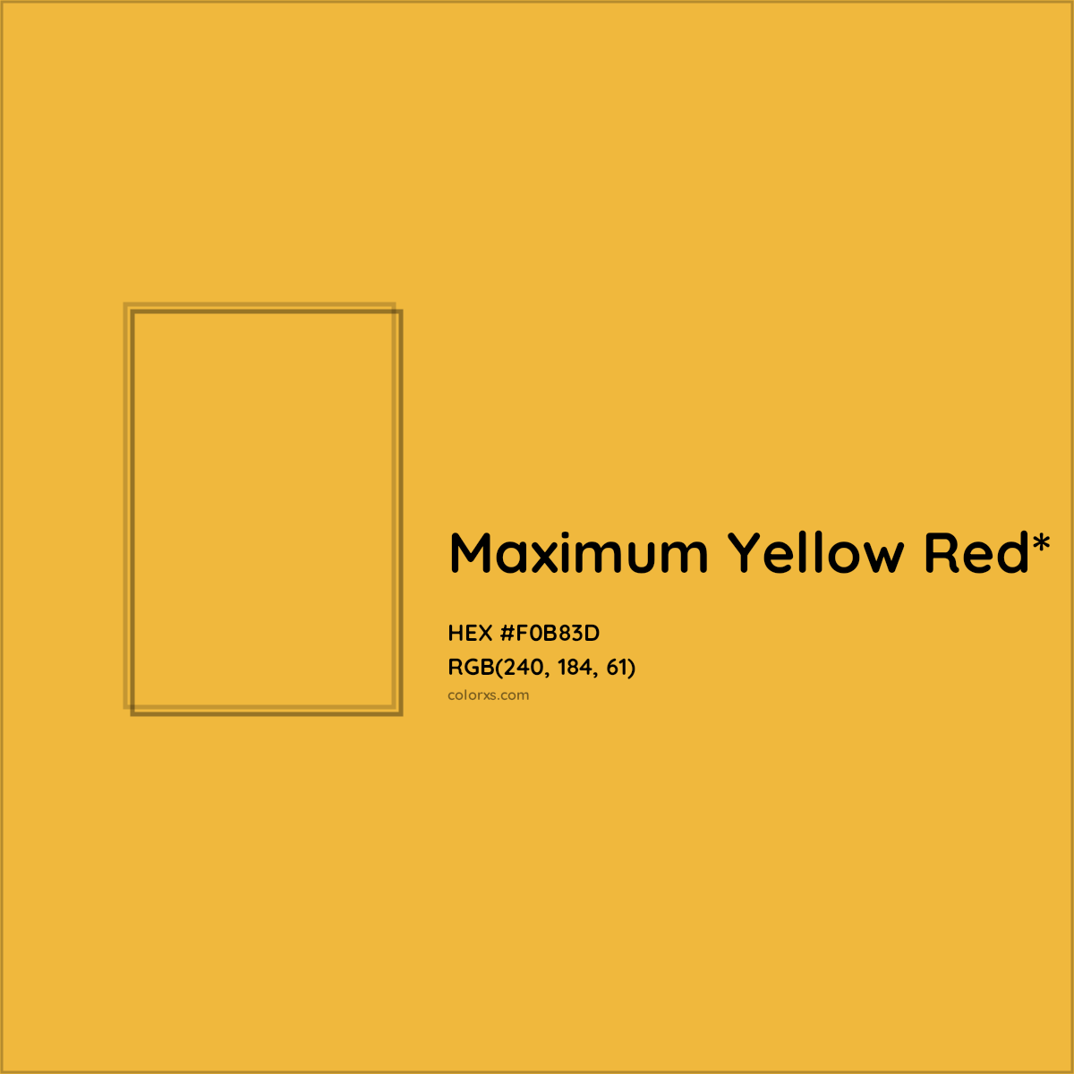 HEX #F0B83D Color Name, Color Code, Palettes, Similar Paints, Images