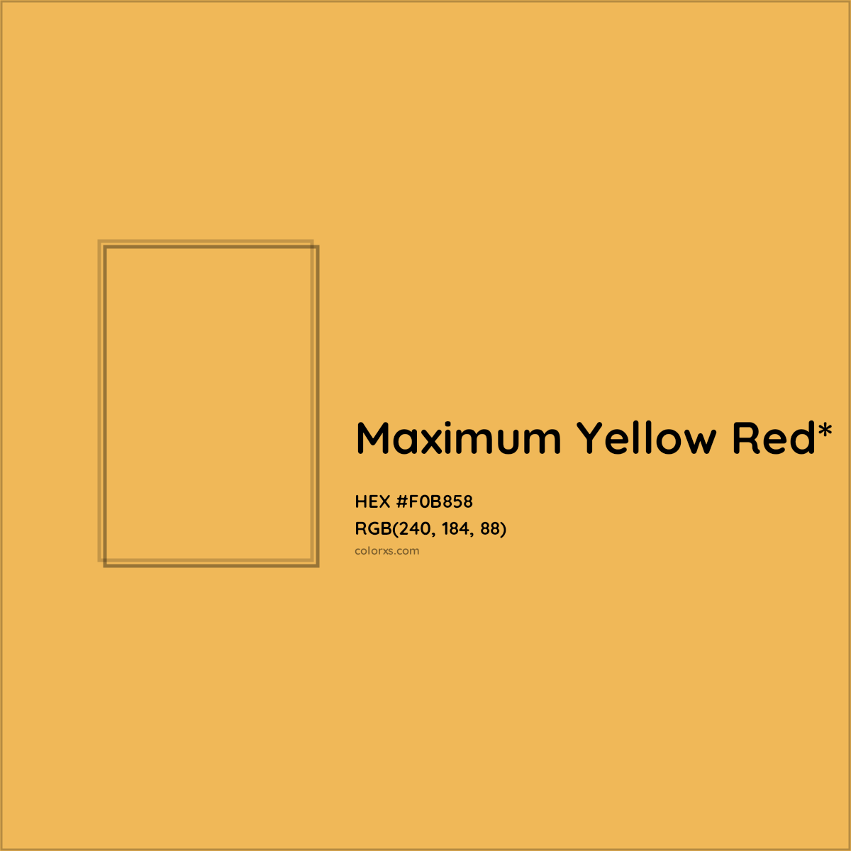 HEX #F0B858 Color Name, Color Code, Palettes, Similar Paints, Images