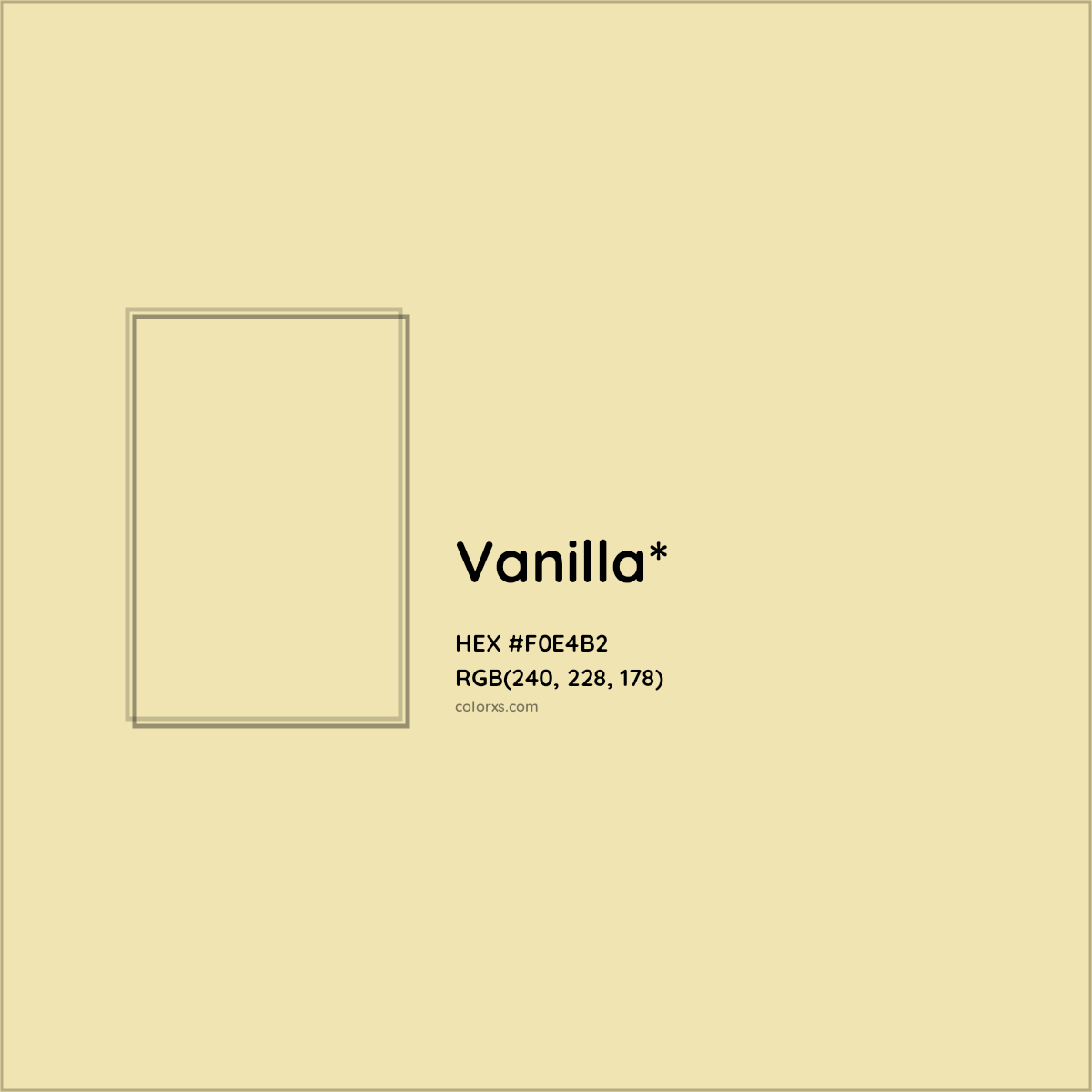 HEX #F0E4B2 Color Name, Color Code, Palettes, Similar Paints, Images