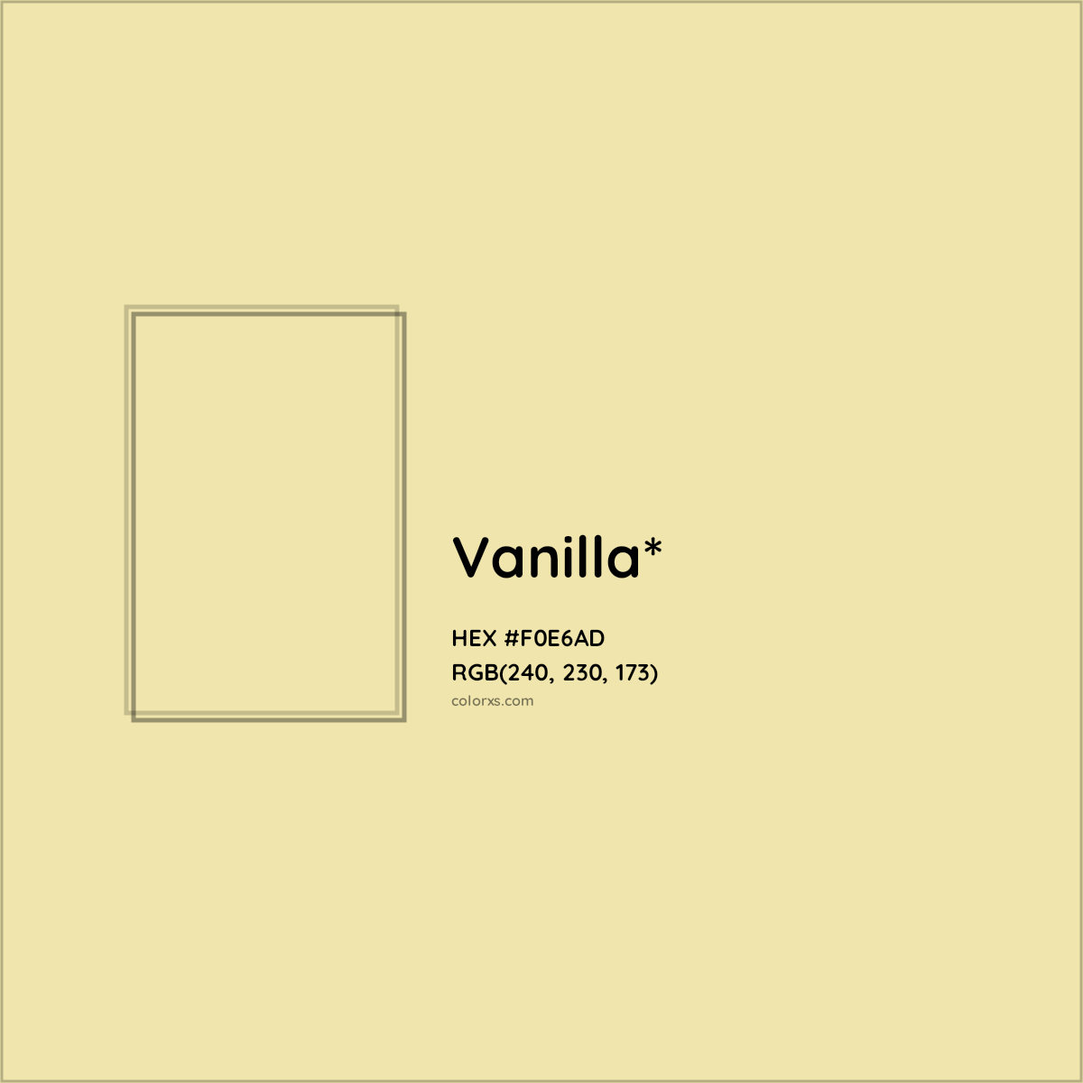 HEX #F0E6AD Color Name, Color Code, Palettes, Similar Paints, Images