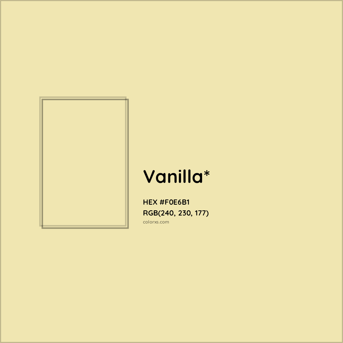 HEX #F0E6B1 Color Name, Color Code, Palettes, Similar Paints, Images