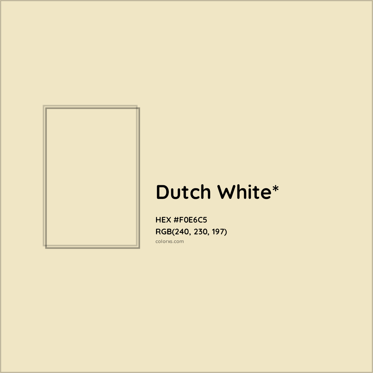 HEX #F0E6C5 Color Name, Color Code, Palettes, Similar Paints, Images