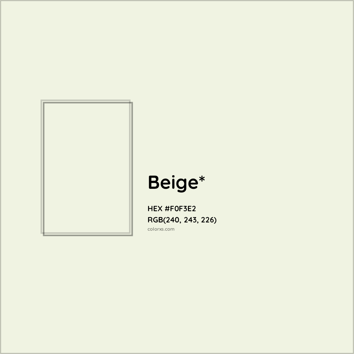 HEX #F0F3E2 Color Name, Color Code, Palettes, Similar Paints, Images