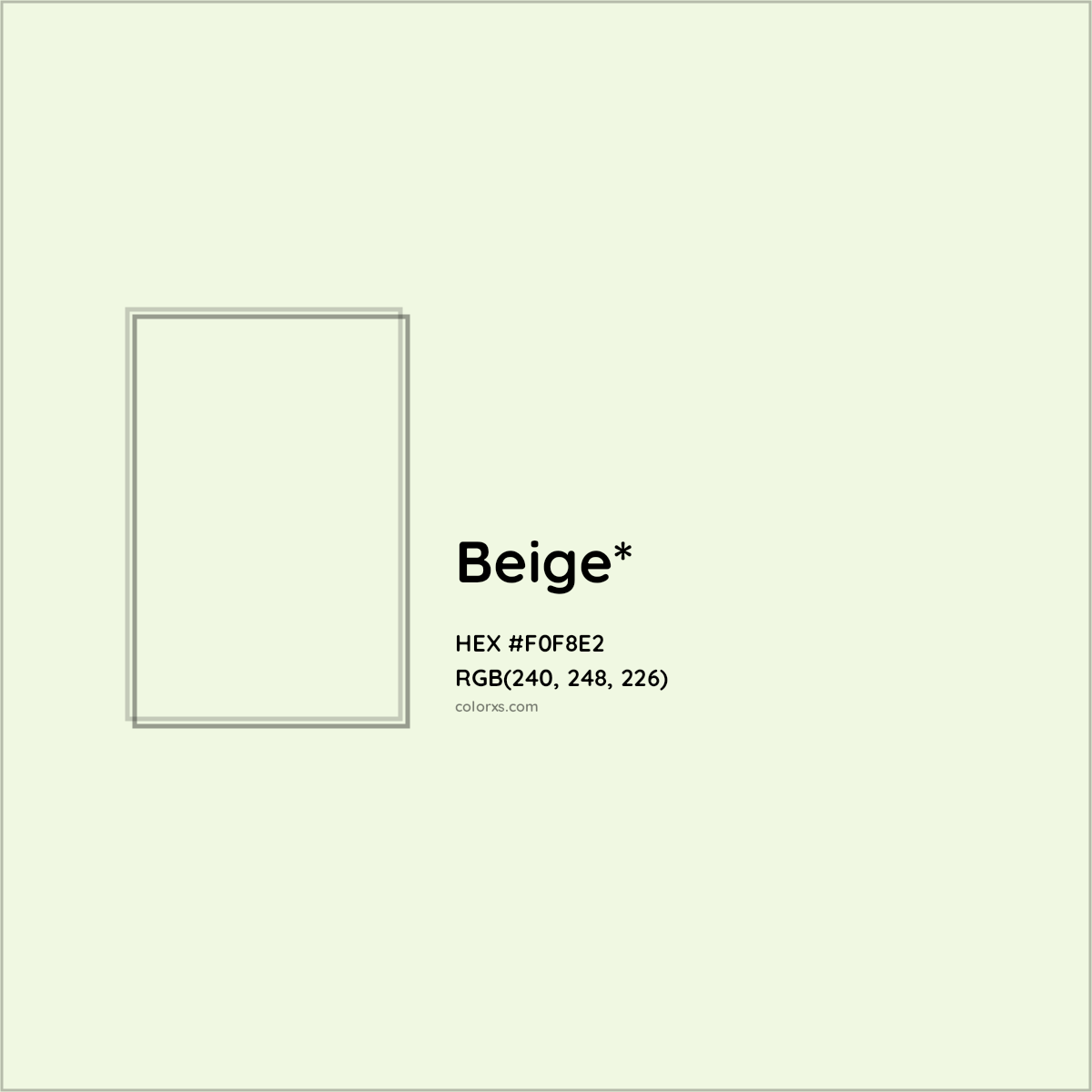 HEX #F0F8E2 Color Name, Color Code, Palettes, Similar Paints, Images