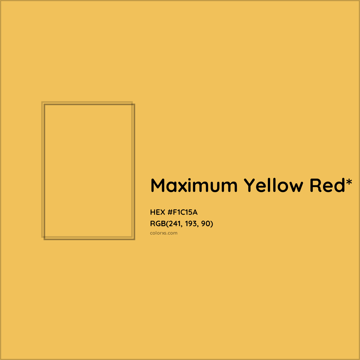 HEX #F1C15A Color Name, Color Code, Palettes, Similar Paints, Images