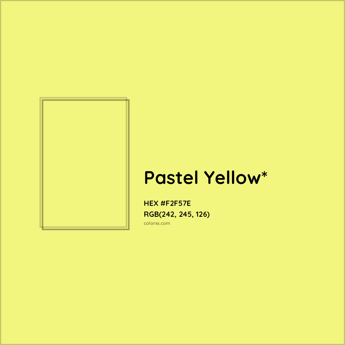 HEX #F2F57E Color Name, Color Code, Palettes, Similar Paints, Images