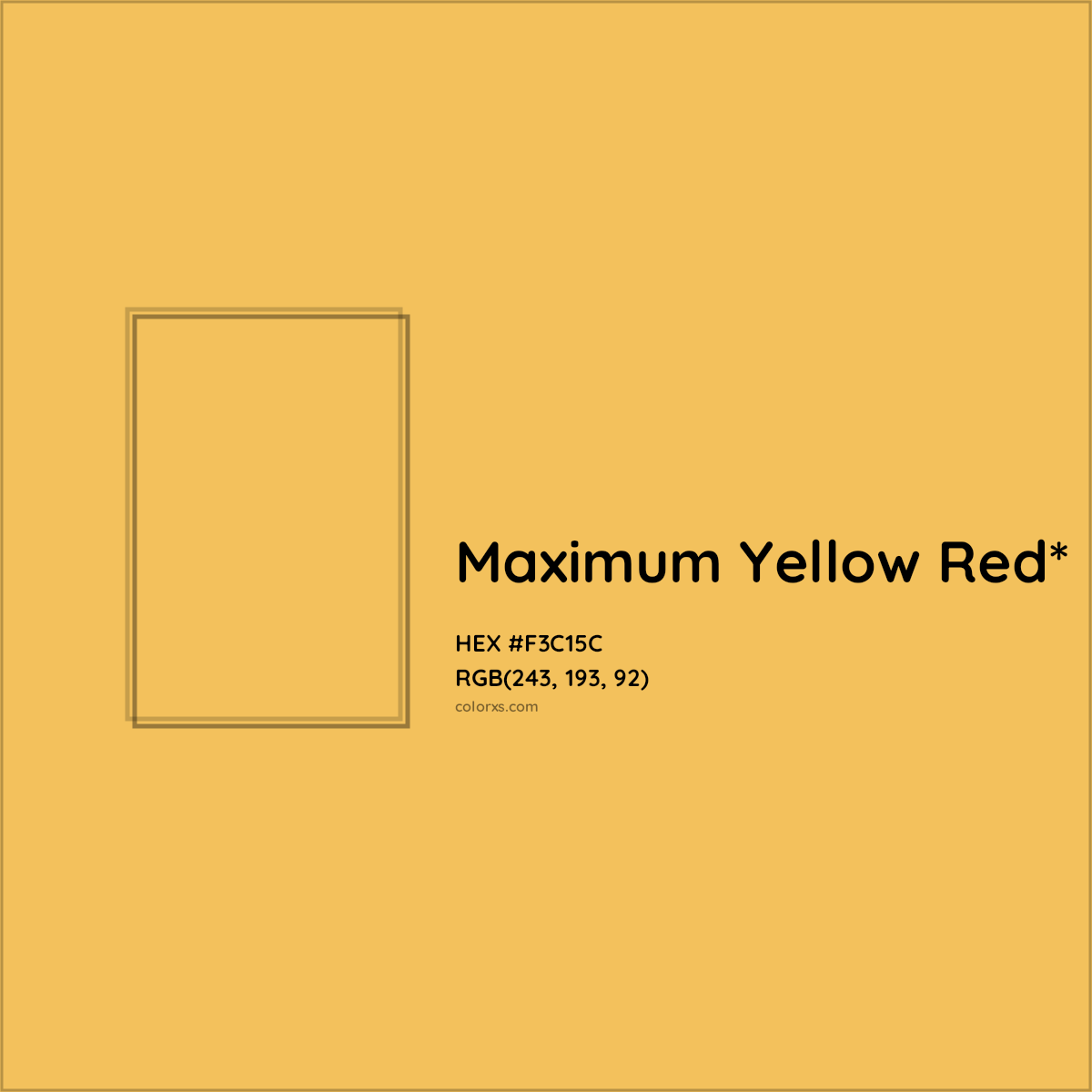 HEX #F3C15C Color Name, Color Code, Palettes, Similar Paints, Images