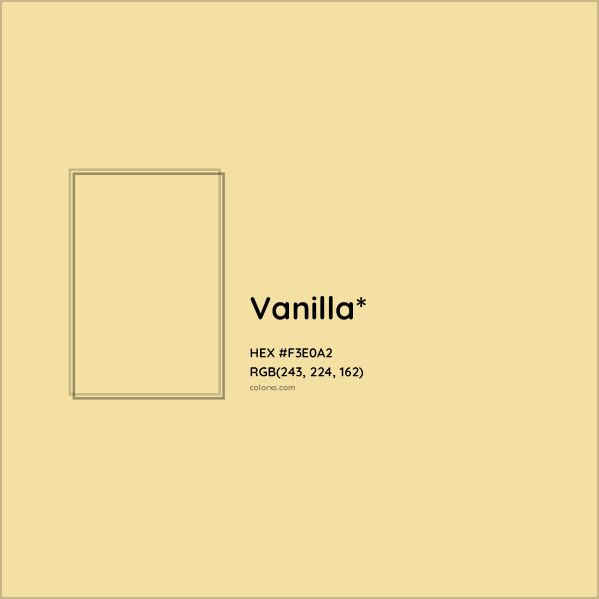 HEX #F3E0A2 Color Name, Color Code, Palettes, Similar Paints, Images