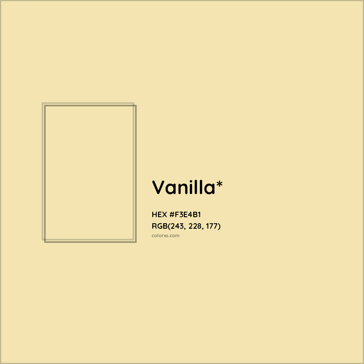 HEX #F3E4B1 Color Name, Color Code, Palettes, Similar Paints, Images