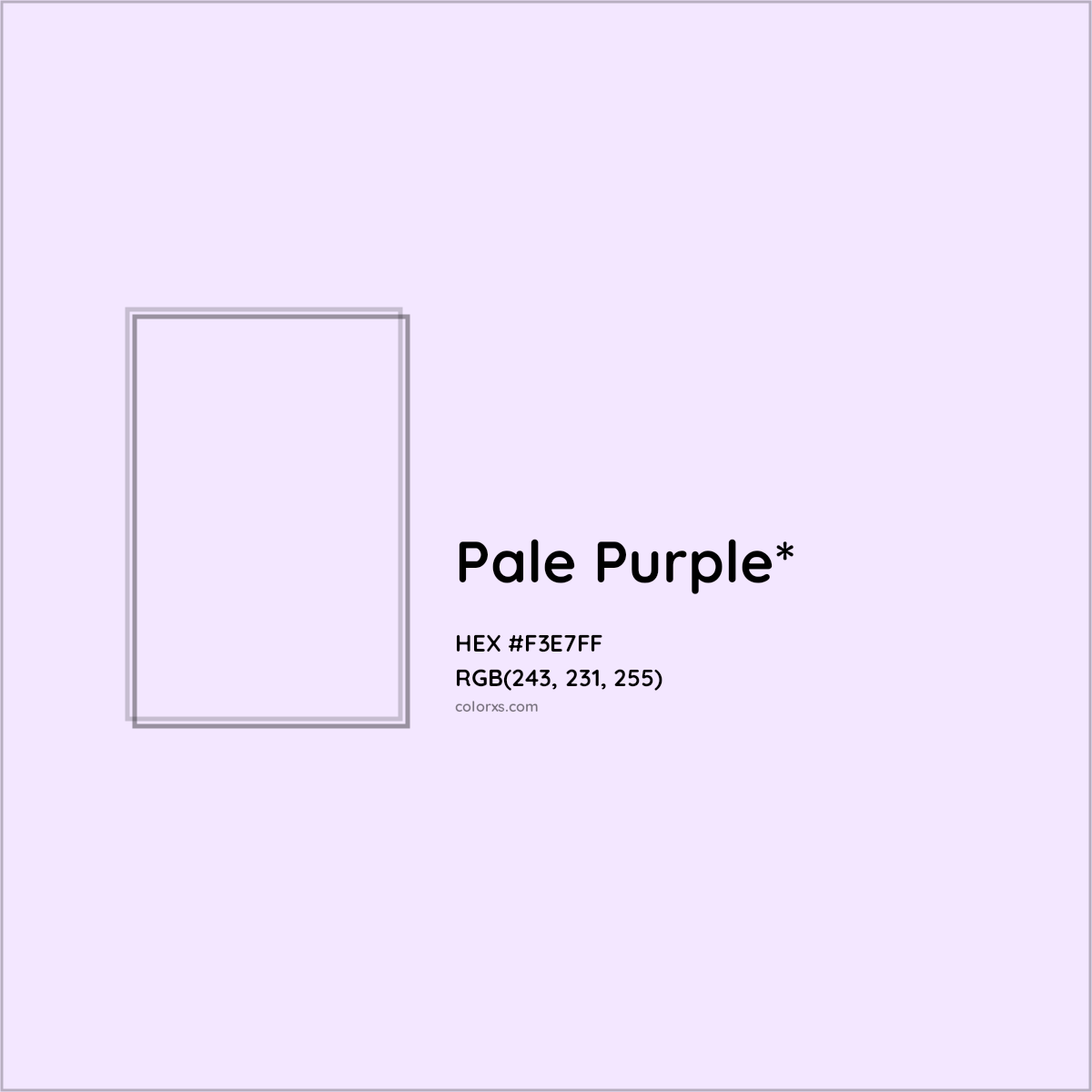 HEX #F3E7FF Color Name, Color Code, Palettes, Similar Paints, Images