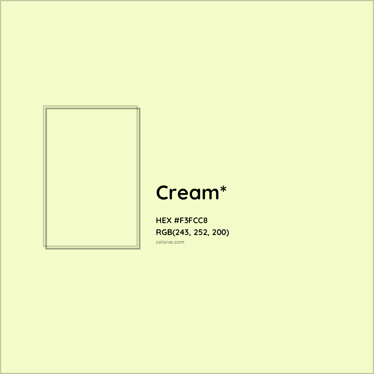 HEX #F3FCC8 Color Name, Color Code, Palettes, Similar Paints, Images