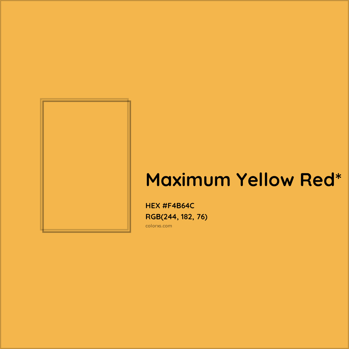 HEX #F4B64C Color Name, Color Code, Palettes, Similar Paints, Images