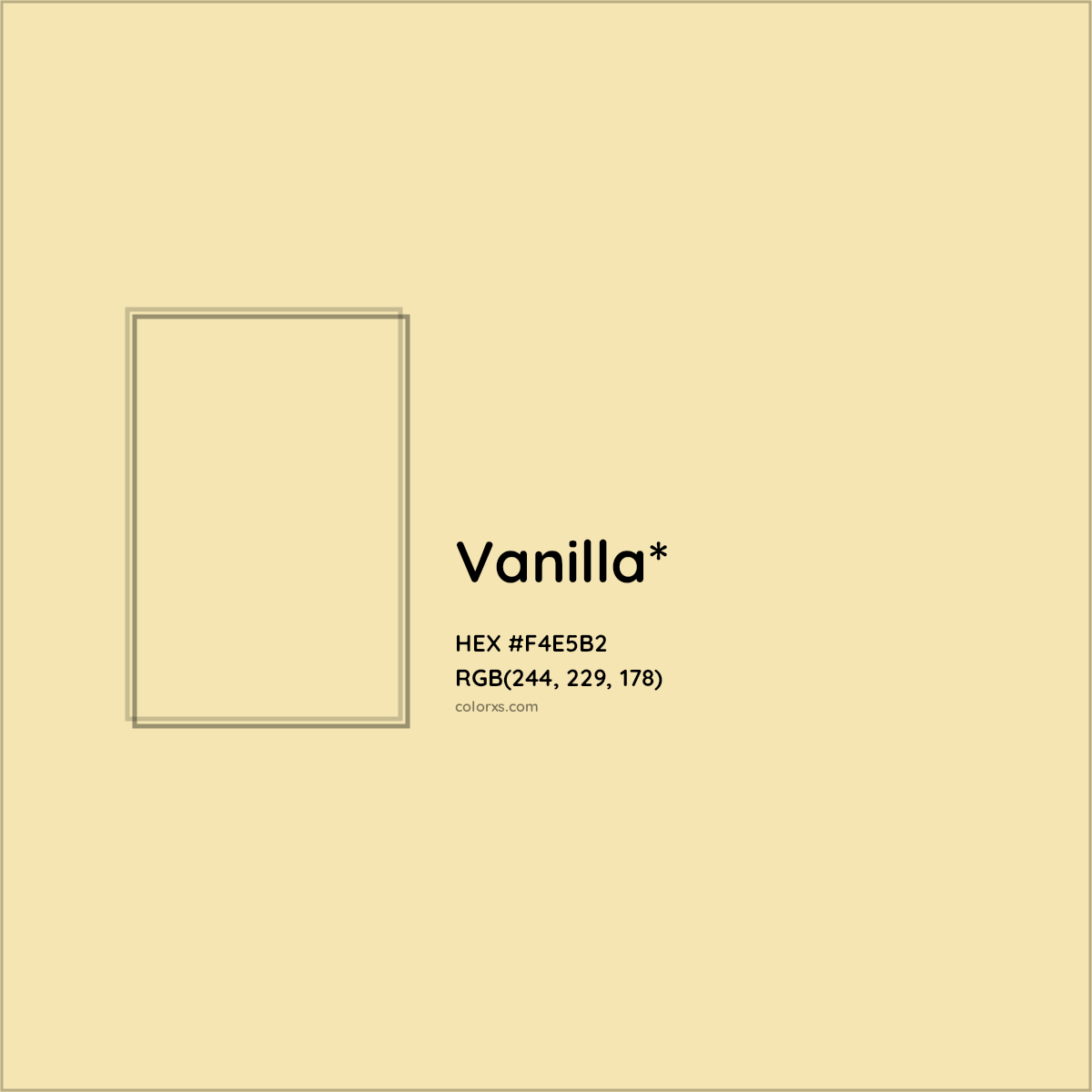 HEX #F4E5B2 Color Name, Color Code, Palettes, Similar Paints, Images