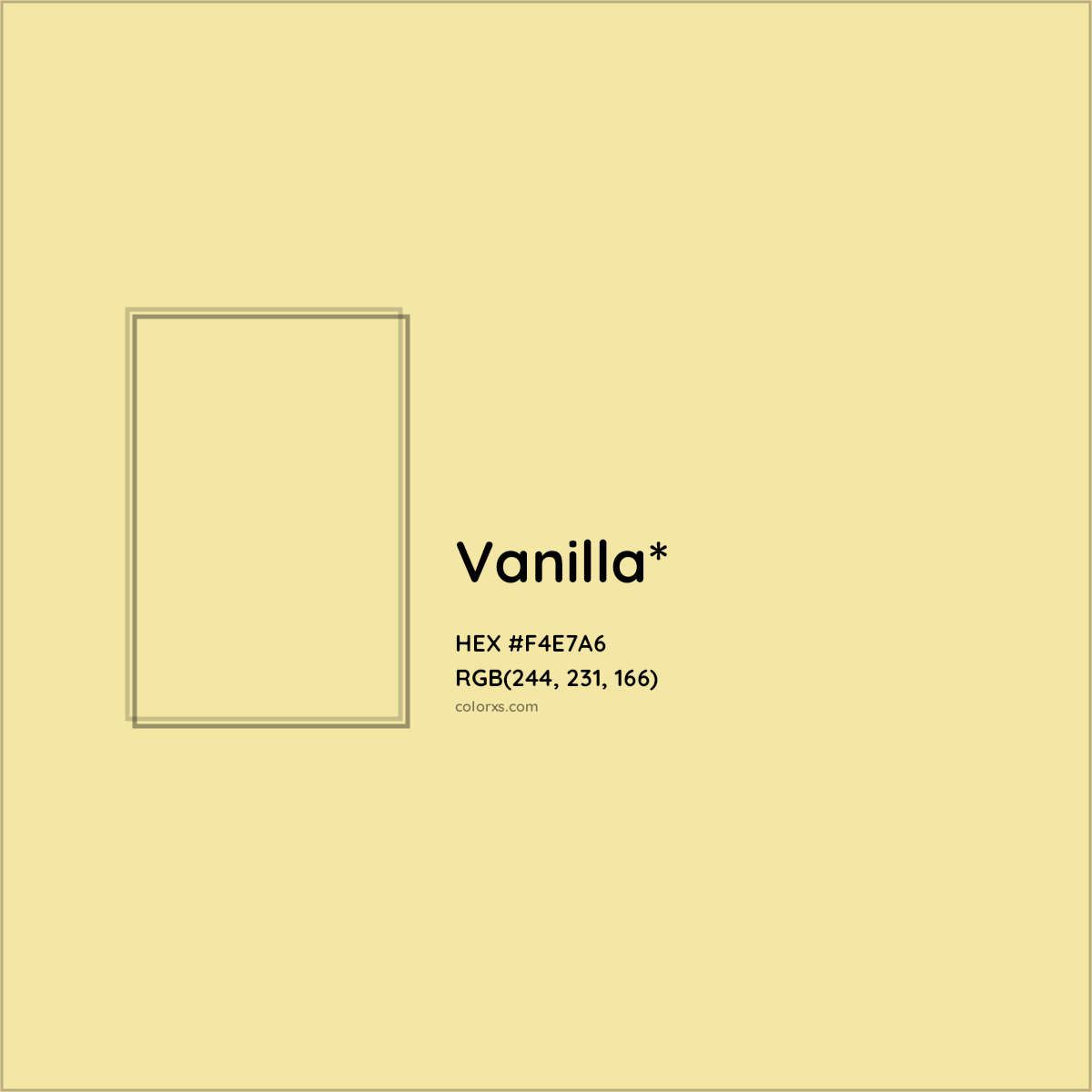 HEX #F4E7A6 Color Name, Color Code, Palettes, Similar Paints, Images