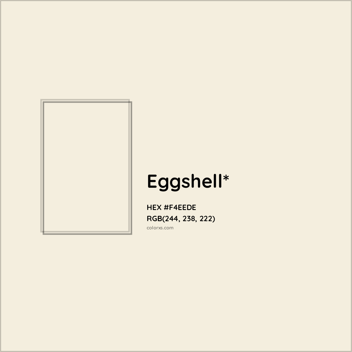 HEX #F4EEDE Color Name, Color Code, Palettes, Similar Paints, Images