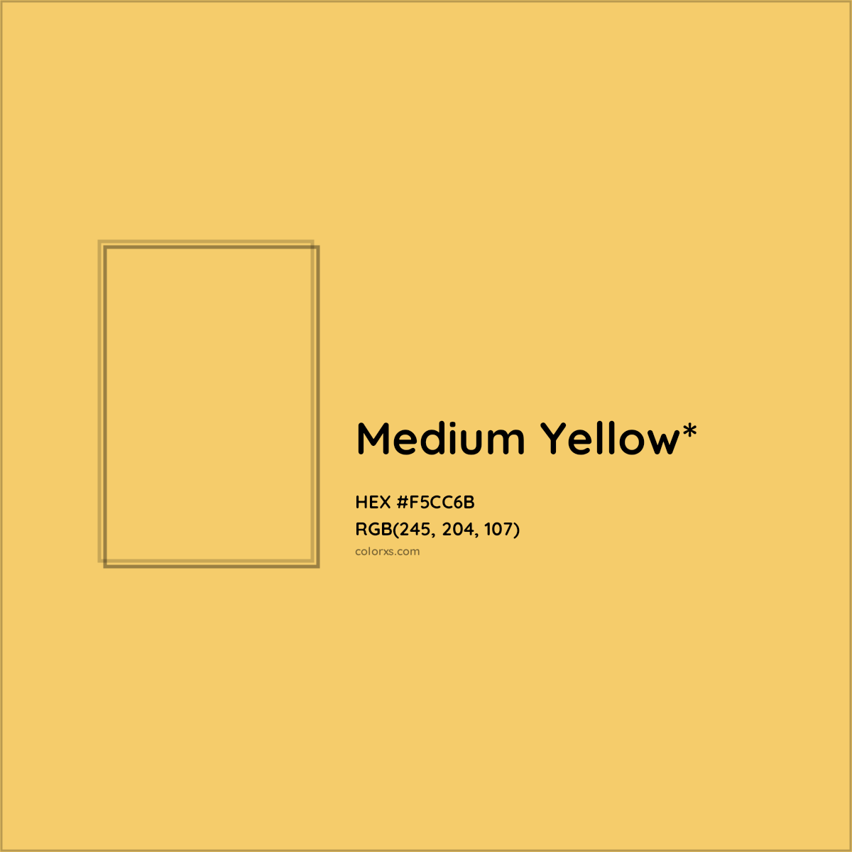 HEX #F5CC6B Color Name, Color Code, Palettes, Similar Paints, Images