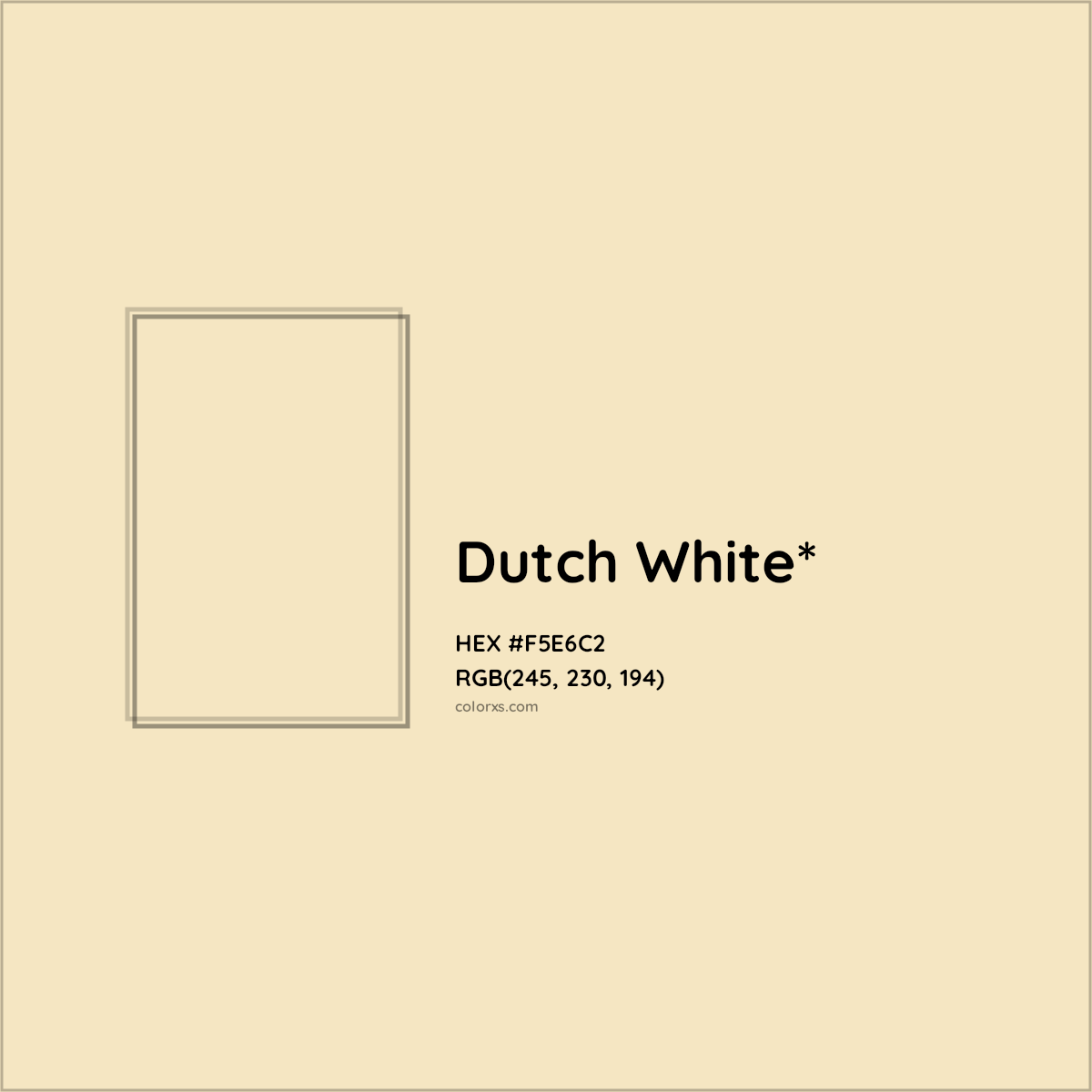 HEX #F5E6C2 Color Name, Color Code, Palettes, Similar Paints, Images