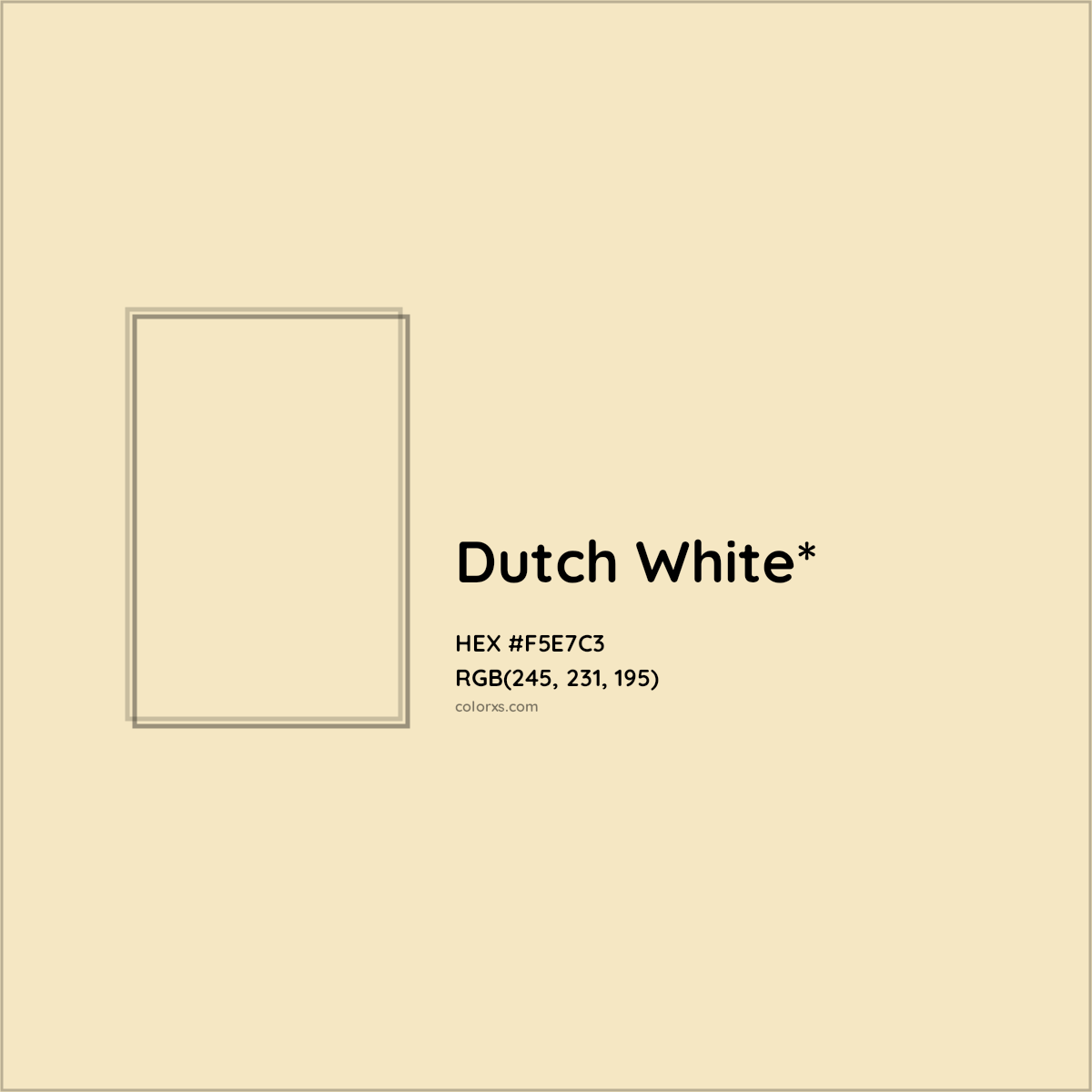 HEX #F5E7C3 Color Name, Color Code, Palettes, Similar Paints, Images