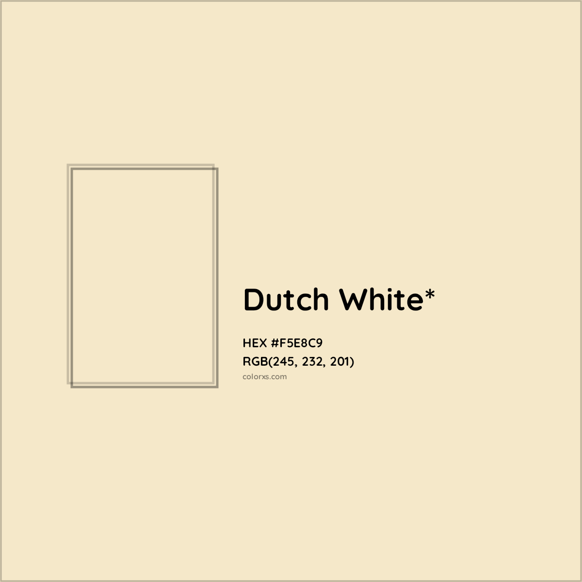 HEX #F5E8C9 Color Name, Color Code, Palettes, Similar Paints, Images