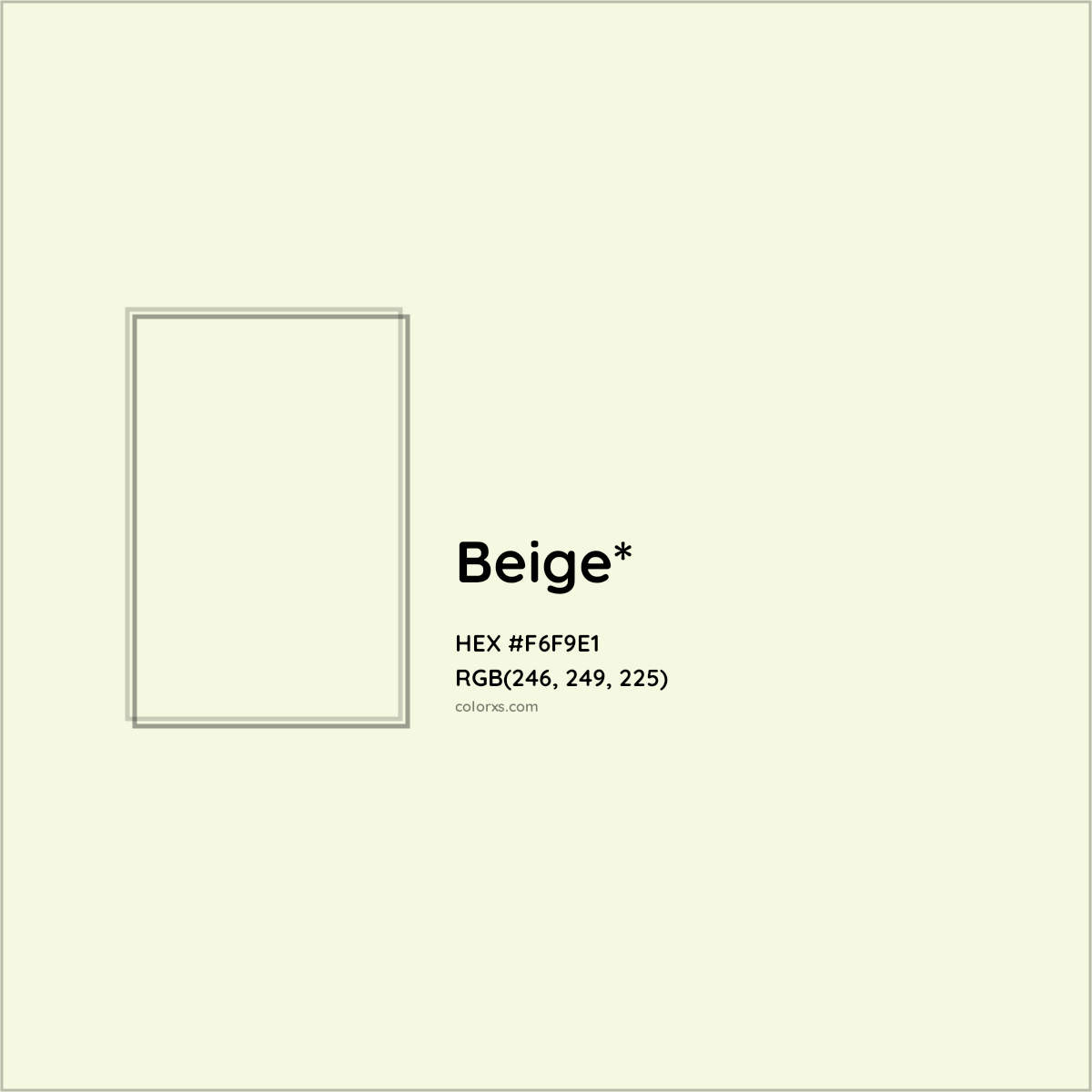 HEX #F6F9E1 Color Name, Color Code, Palettes, Similar Paints, Images